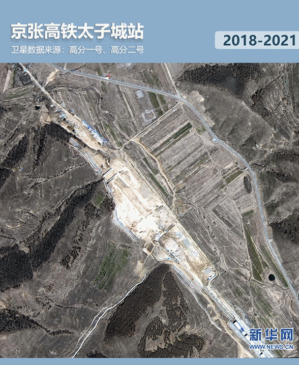 衛(wèi)星見證，這里如何變身“冬奧小城”