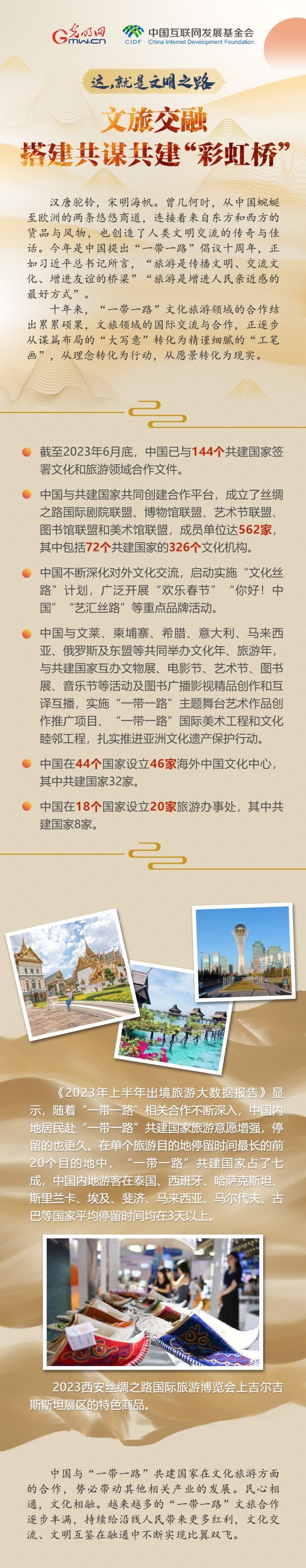 【大道共通】這，就是文明之路丨文旅交融 搭建共謀共建“彩虹橋”