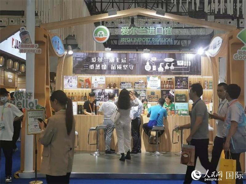 第三屆消博會愛爾蘭進口館。人民網(wǎng)記者 符園園攝