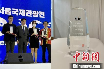 “詩畫浙江”展臺獲“最佳組織獎”。　丁振哲 攝