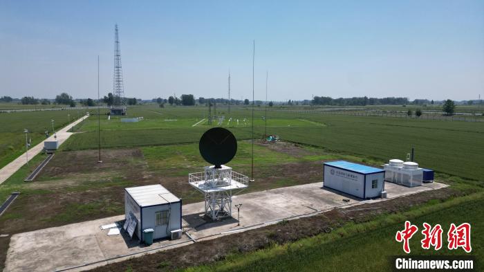 航拍壽縣國(guó)家氣候觀測(cè)臺(tái)?！∽Ａ?攝