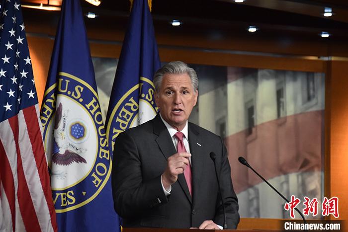 資料圖：美國眾議院議長麥卡錫。<a target='_blank' href='/'><p  align=