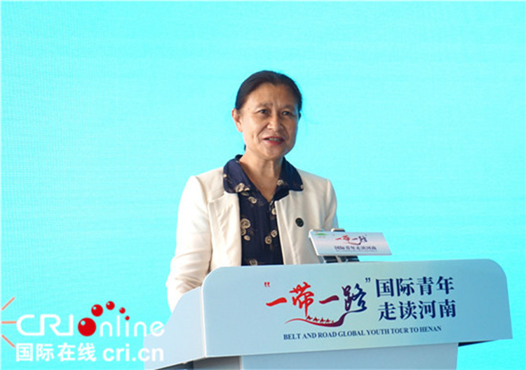 中國(guó)人民對(duì)外友好協(xié)會(huì)二級(jí)巡視員李冬梅致辭。賈親親 攝