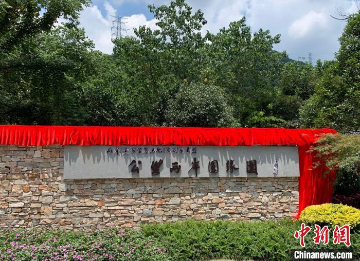 “公望兩岸圓緣園”開(kāi)園?！」溻?攝