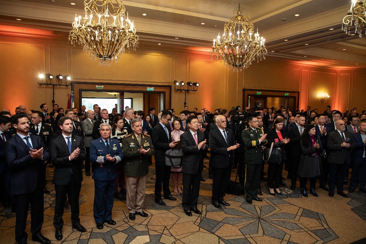 招待會(huì)現(xiàn)場(chǎng)氣氛熱烈友好。中國(guó)駐阿根廷大使館供圖