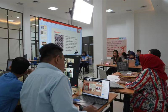 活動(dòng)現(xiàn)場。供圖：印尼三一一大學(xué)孔子學(xué)院