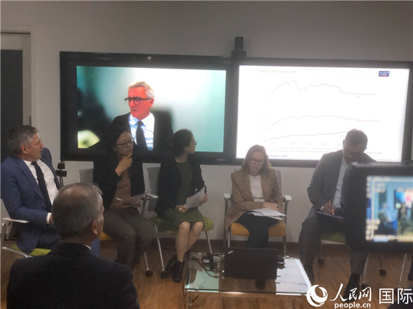 “向COP28注入動力”研討會現(xiàn)場。 人民網(wǎng)記者 趙健攝