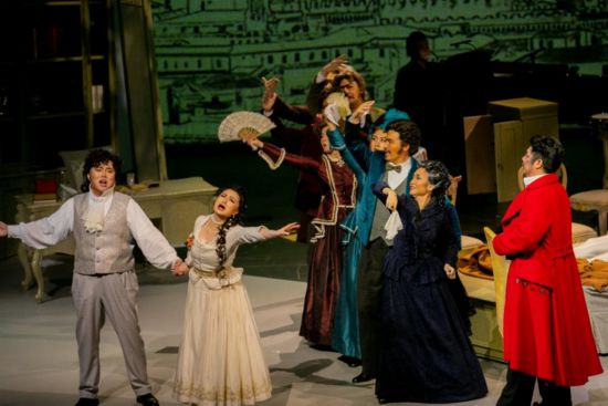 圖為《賈尼·斯基基》劇照。中國國家大劇院供圖。