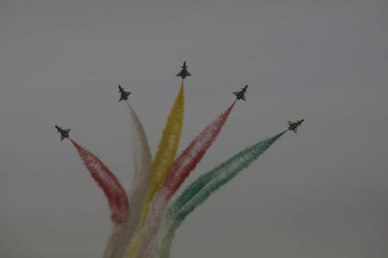 飛行表演現(xiàn)場。王曉東 攝