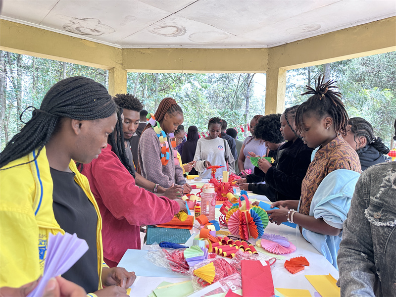 活動現(xiàn)場。肯尼亞埃格頓大學(xué)孔子學(xué)院供圖