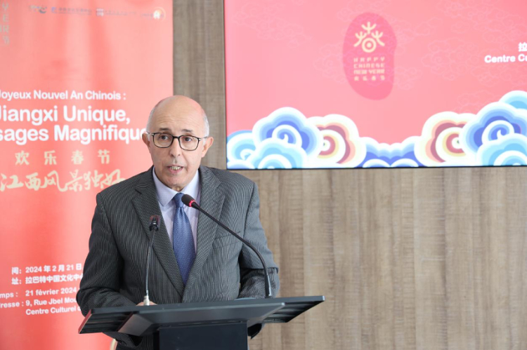 拉巴特文化藝術(shù)遺產(chǎn)復(fù)興協(xié)會主席德里希致辭?；艟z