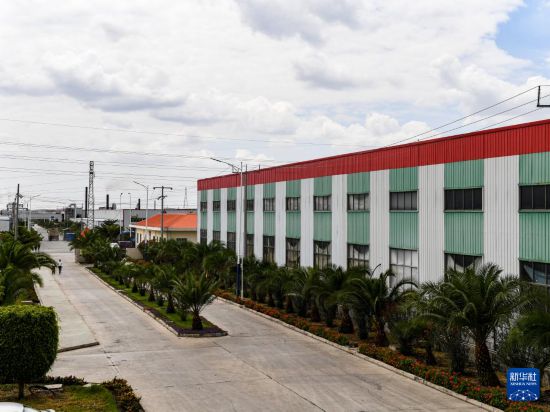 這是2024年2月16日在埃塞俄比亞杜凱姆市拍攝的東方工業(yè)園。 新華社記者 李亞輝 攝