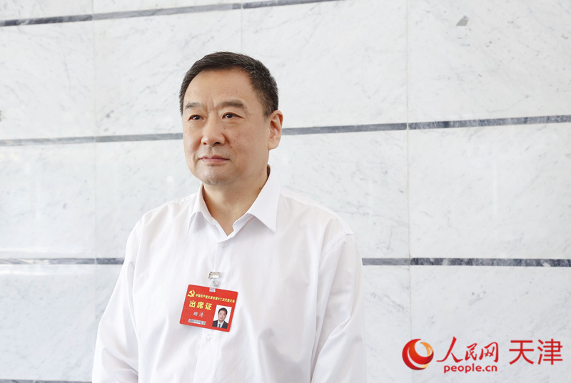 天津市第十二次黨代會代表、天津市政府副秘書長、市衛(wèi)生健康委黨委副書記、主任顧清 人民網(wǎng) 孫翼飛攝