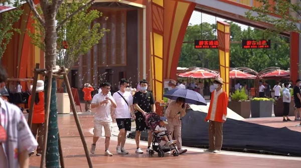 試運(yùn)行中的淮安方特。受訪方供圖