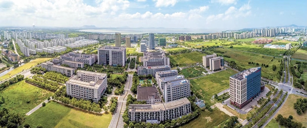 航拍產業(yè)園區(qū)一角。無錫高新區(qū)管委會供圖