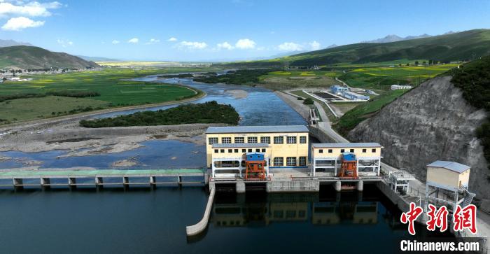 圖為引大濟(jì)湟調(diào)水總干渠的樞紐。(資料圖) 青海省水利廳 供圖