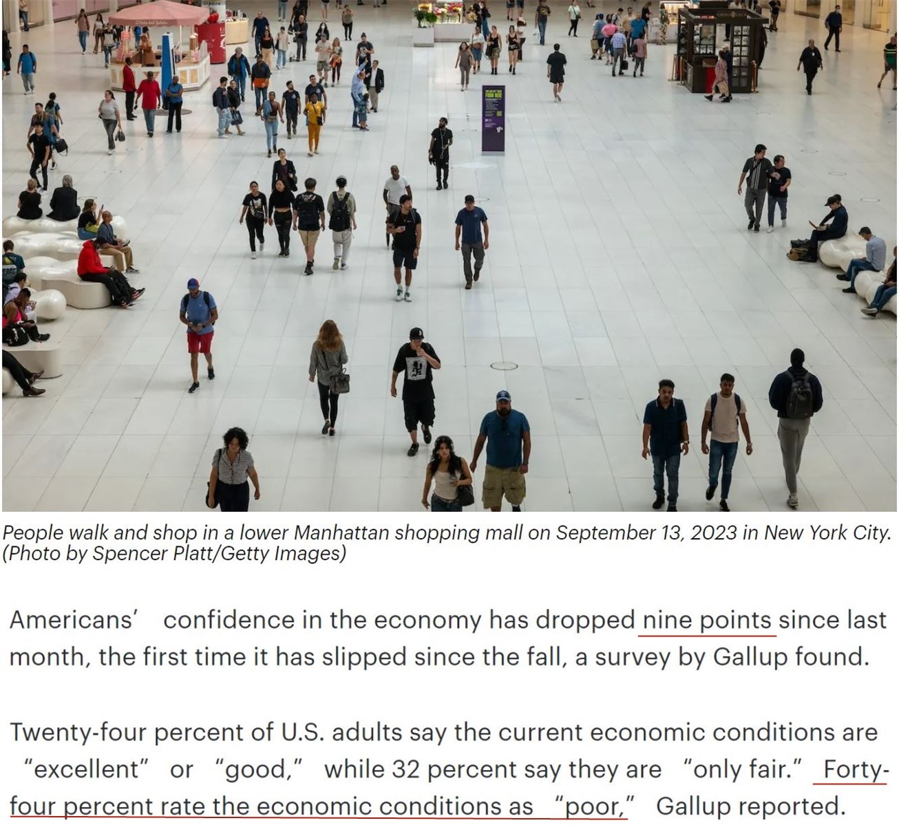 說到美國經(jīng)濟 超過四成的美國人用了這個詞！