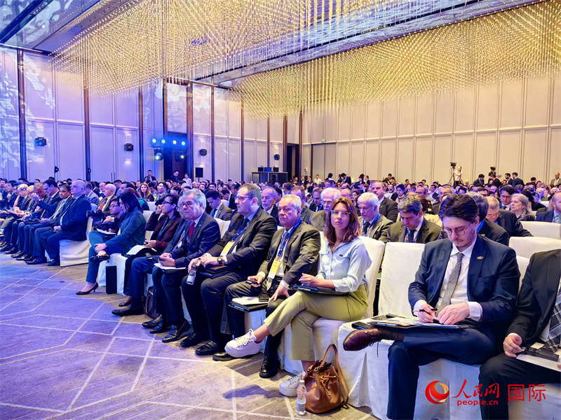 中國—巴西商業(yè)研討會現場。人民網記者 符園園攝