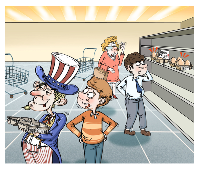 漫畫作者：譚希光（人民網(wǎng)版權(quán)圖片，未經(jīng)授權(quán)請勿轉(zhuǎn)載。）