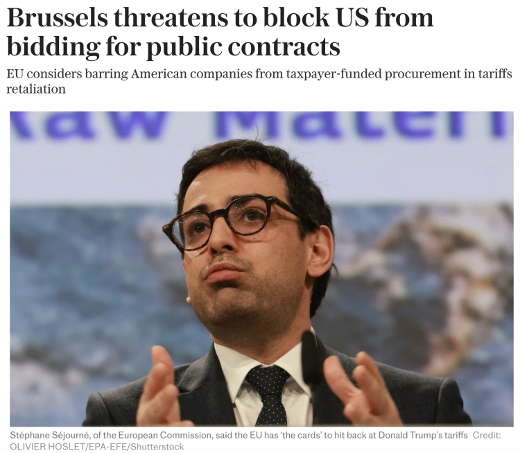 深觀察丨“只要團(tuán)結(jié)，歐盟反制美國的王牌很多”