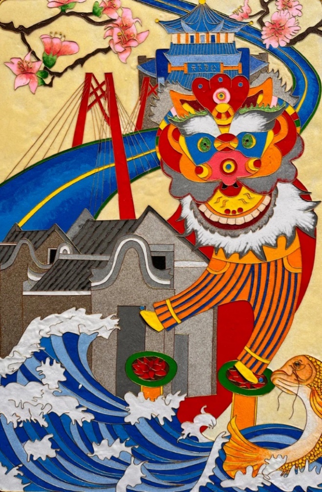 中小學(xué)生創(chuàng)新創(chuàng)意設(shè)計成果首次登上文博會。參展觀眾供圖