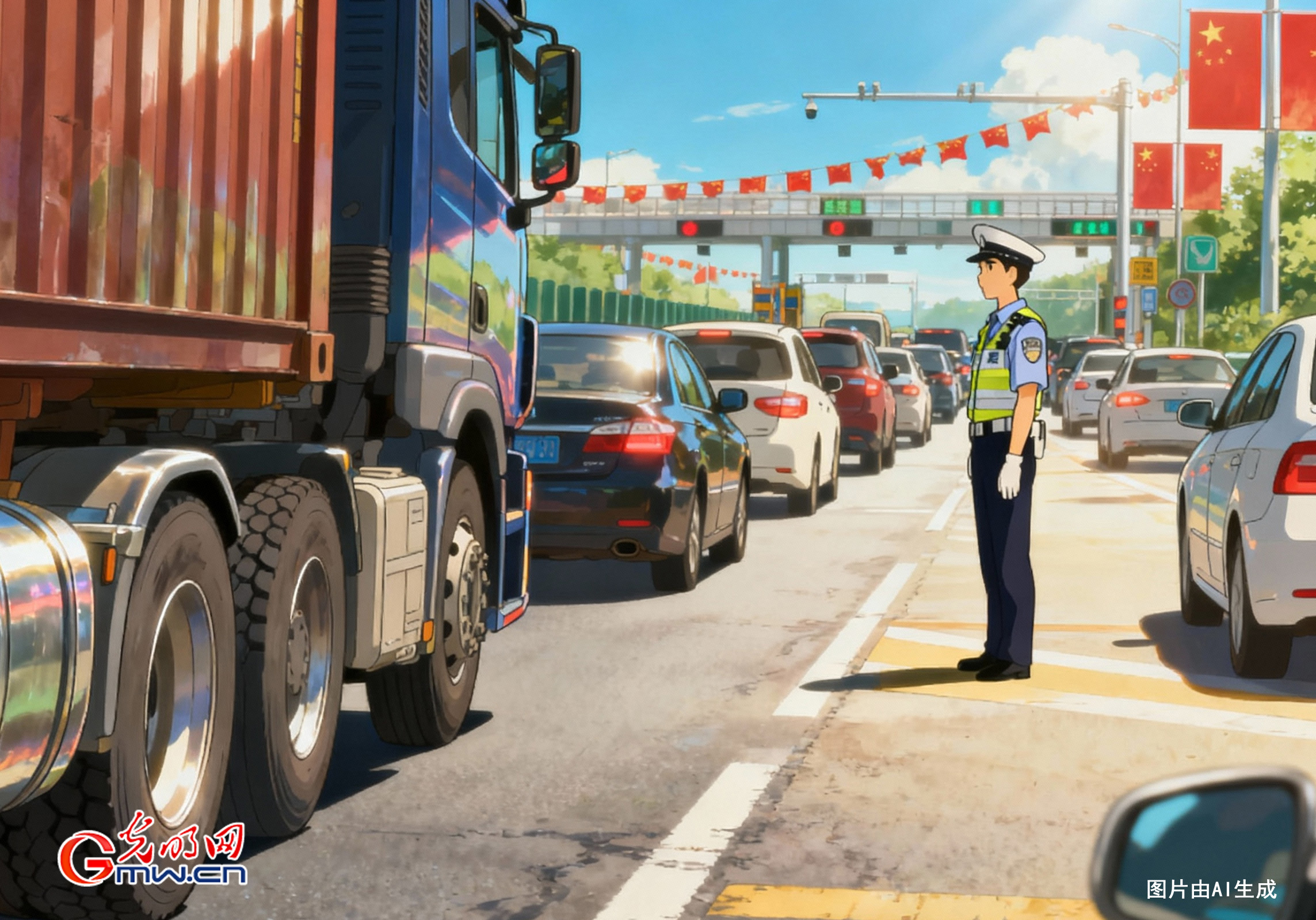 【光明漫評】國慶煙火氣，離不開勞動者的守護