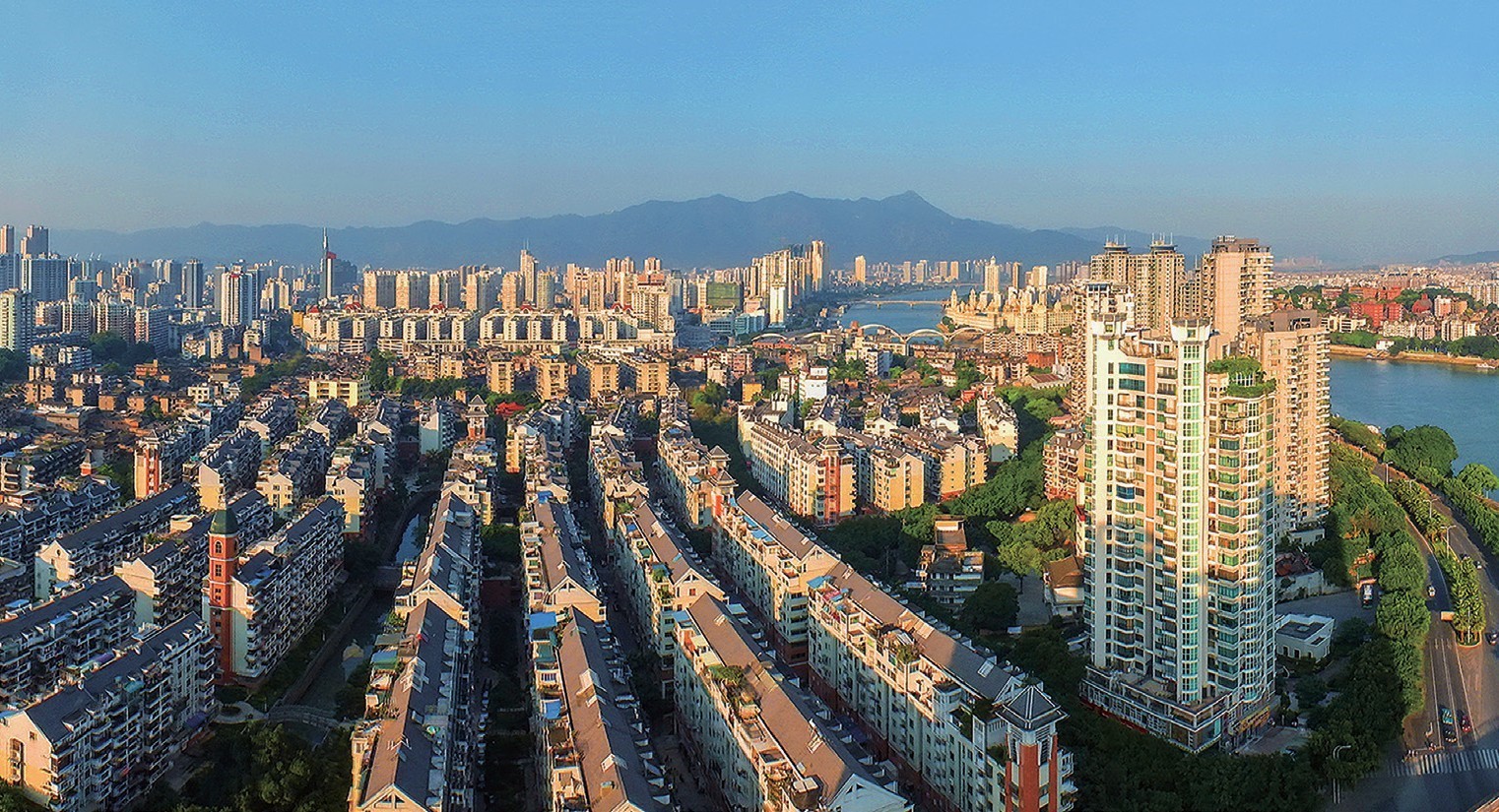 2018年，福州市臺江區(qū)蒼霞新城，高樓拔地而起，舊貌換新顏。