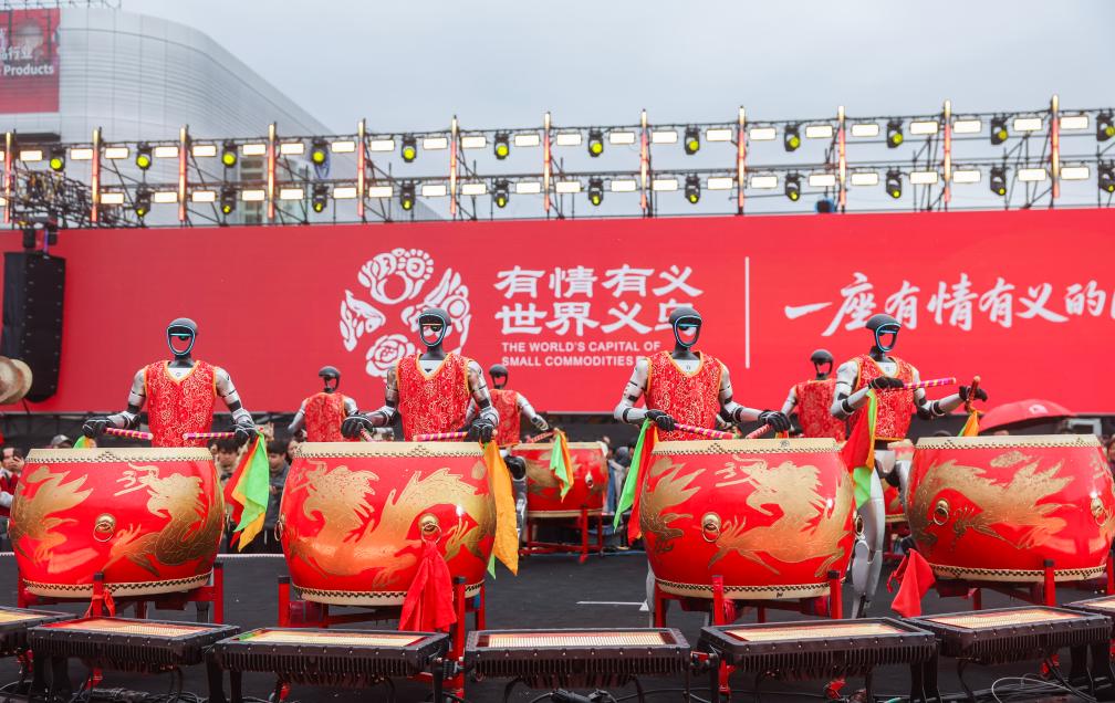 2026年2月28日，義烏全球數(shù)貿(mào)中心舉行新春開市儀式。