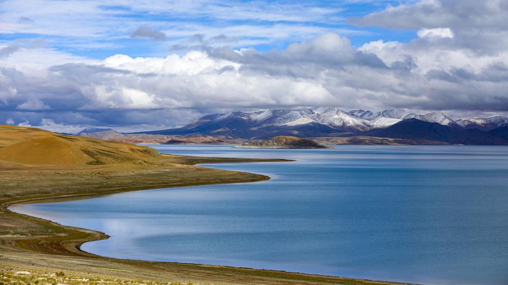 壯麗湖泊。金阿次仁攝