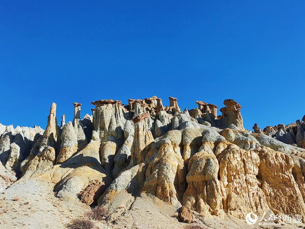 形態(tài)各異的土林。人民網(wǎng) 李海霞攝