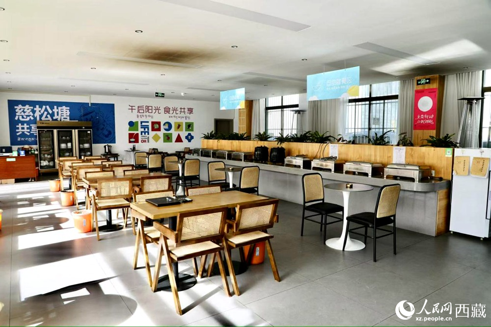 慈松堂社區(qū)共享食堂。人民網(wǎng)記者 次仁羅布攝